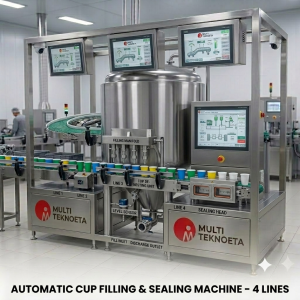 Automatic Cup Filling & Sealing Machine 4 Line