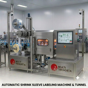 Automatic Shrink Sleeve Labeling Machine & Tunnel
